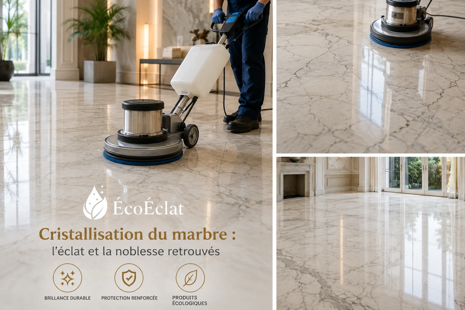 Cristallisation & polissage du marbre